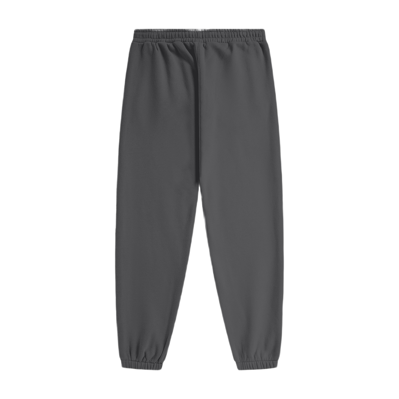 Gray sweatpants on a white background