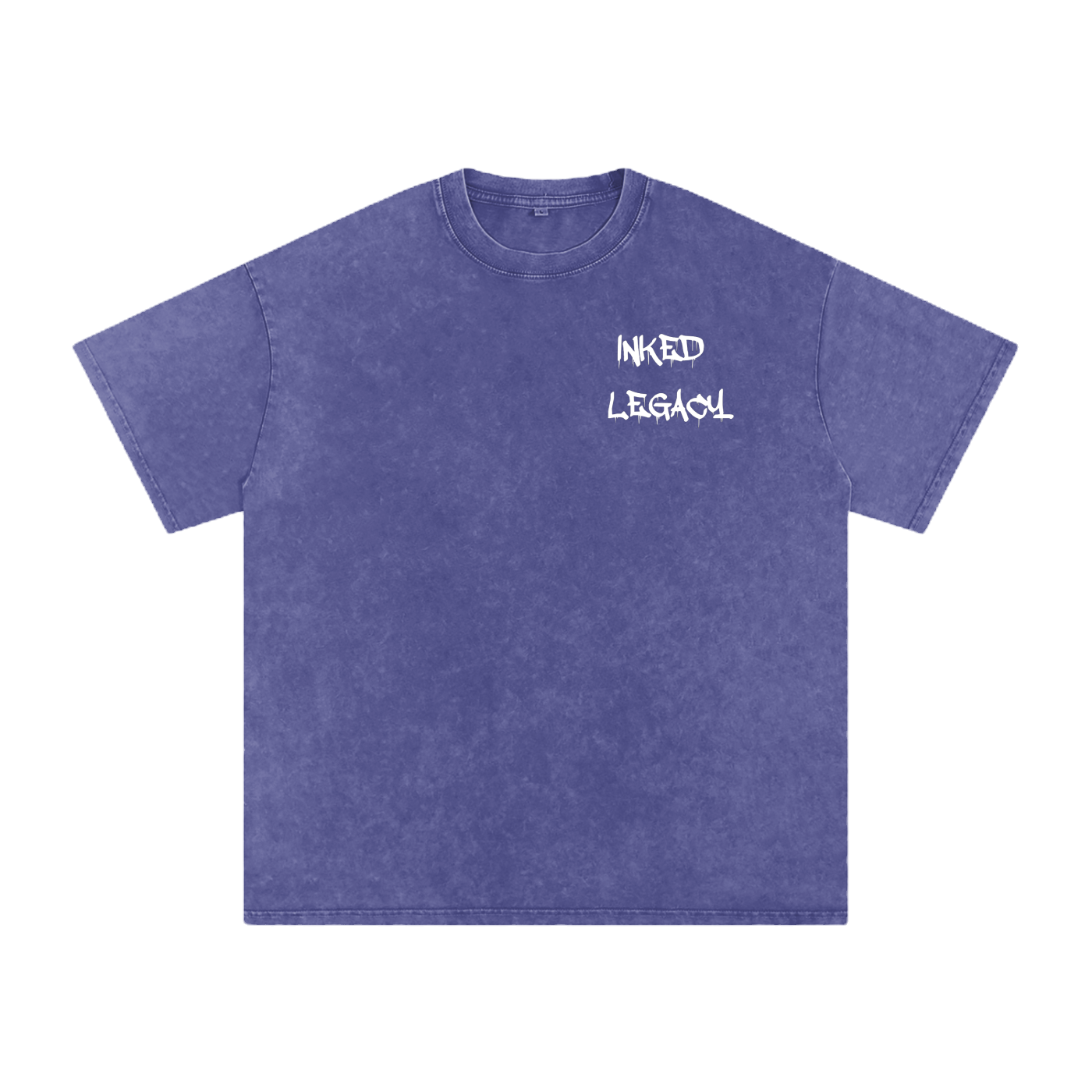 Inked Legacy - Acid Wash Floral Empress Tee
