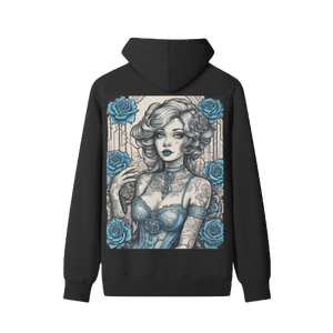 Inked Legacy Classic Blue Rose Queen Hoodie