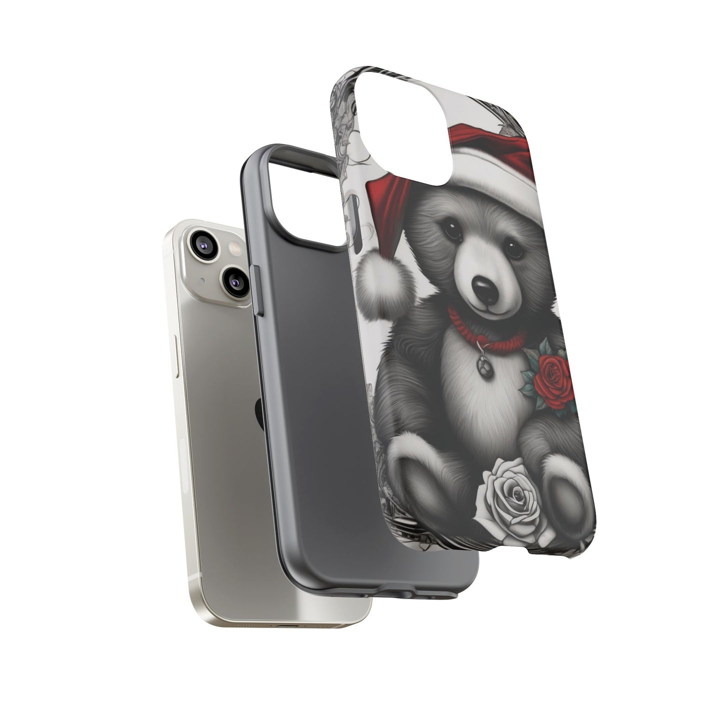 Frost Bear Tough Case – Holiday Rose Edition