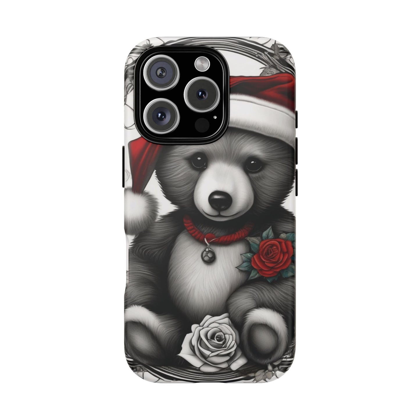 Frost Bear Tough Case – Holiday Rose Edition