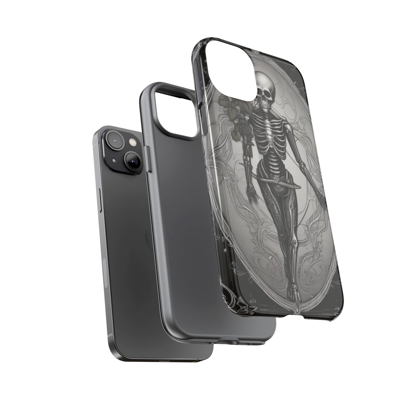 Eternal Bloom Tough Case – Skeleton Rose Edition