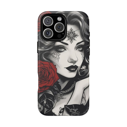 Crimson Muse Tough Case – Rose Ink Edition