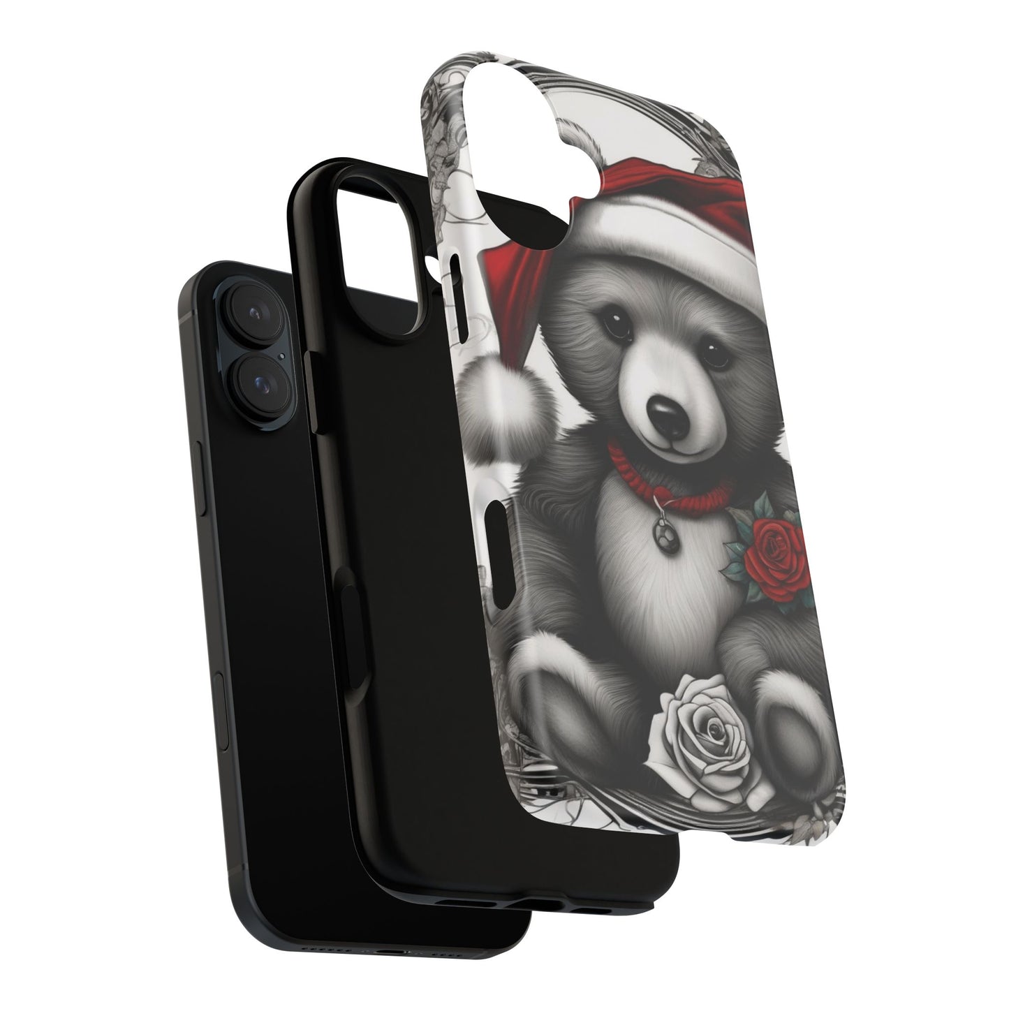 Frost Bear Tough Case – Holiday Rose Edition