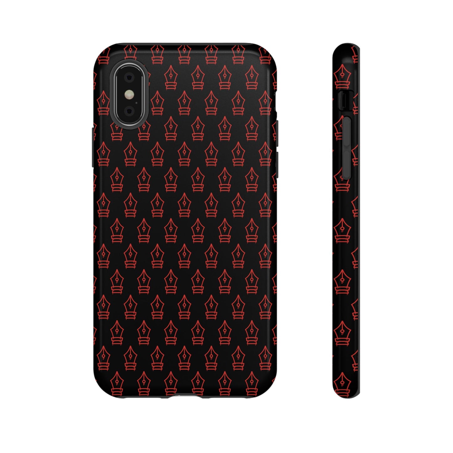 Inked Legacy Pattern Tough Case – Red Script Edition