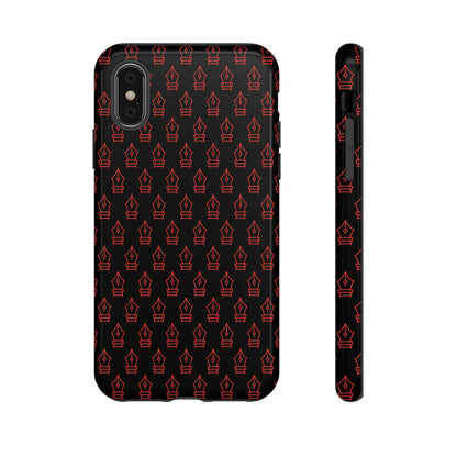 Inked Legacy Pattern Tough Case – Red Script Edition