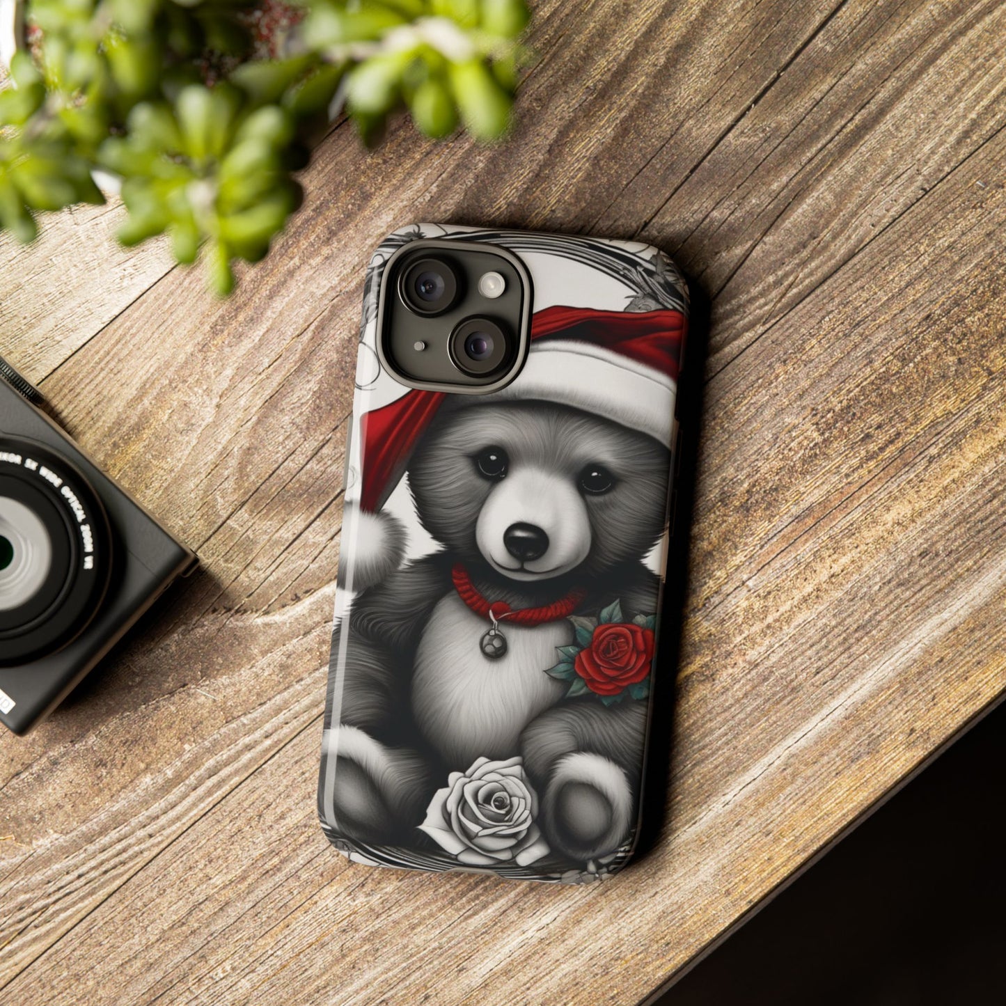 Frost Bear Tough Case – Holiday Rose Edition