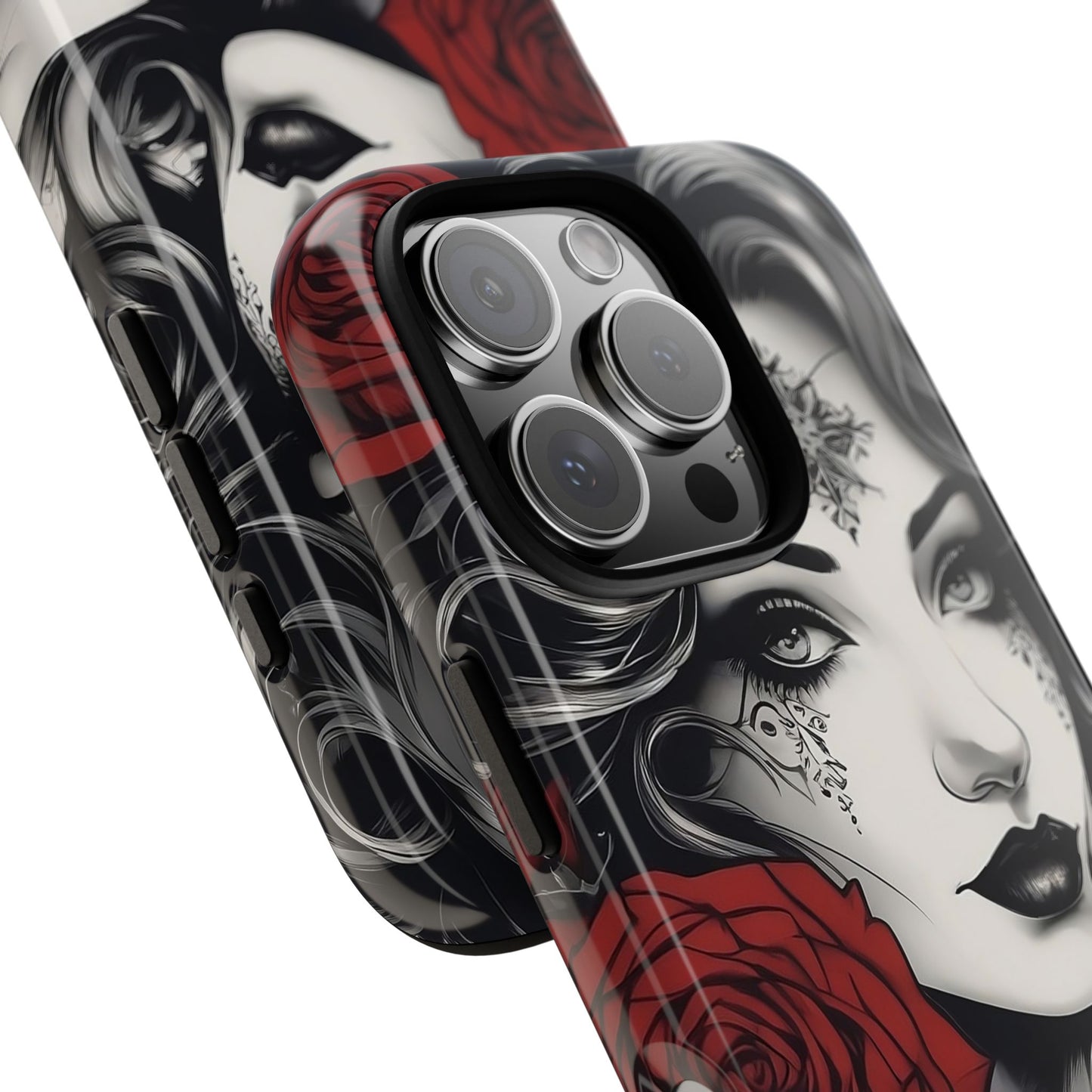 Crimson Muse Tough Case – Rose Ink Edition