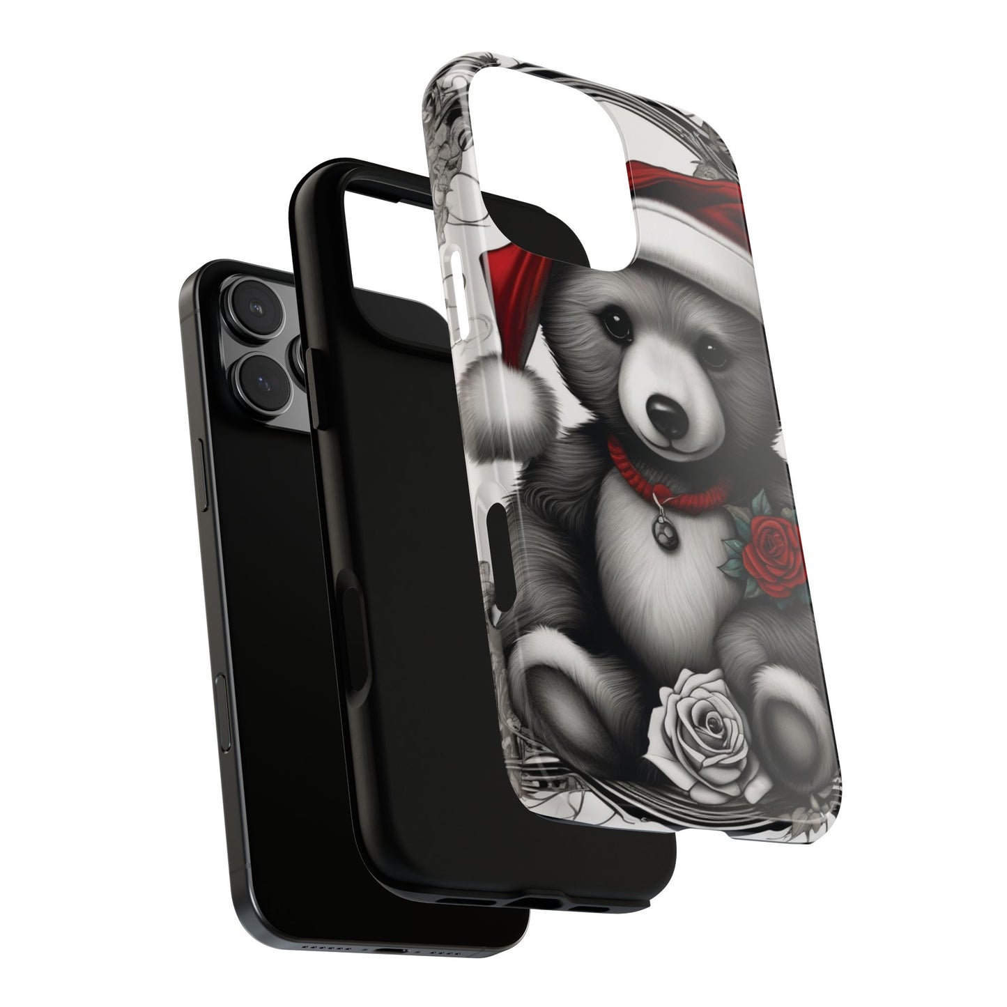 Frost Bear Tough Case – Holiday Rose Edition