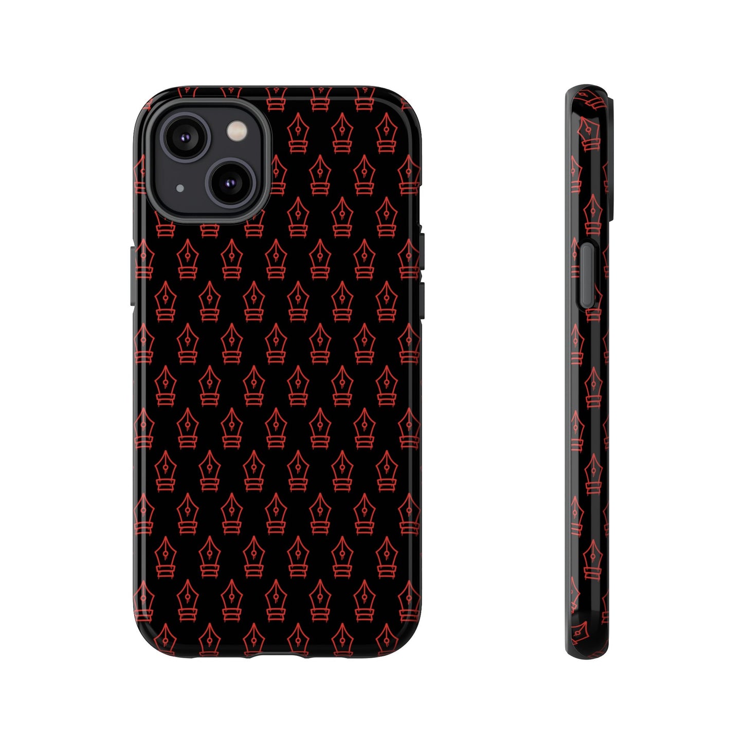 Inked Legacy Pattern Tough Case – Red Script Edition