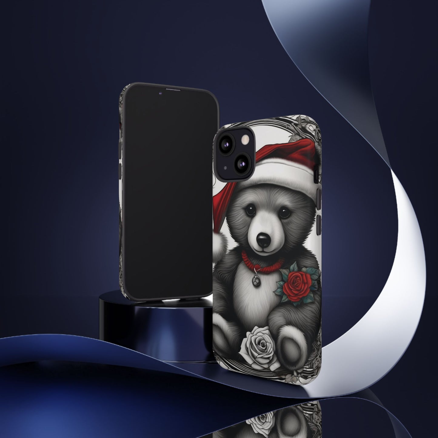 Frost Bear Tough Case – Holiday Rose Edition