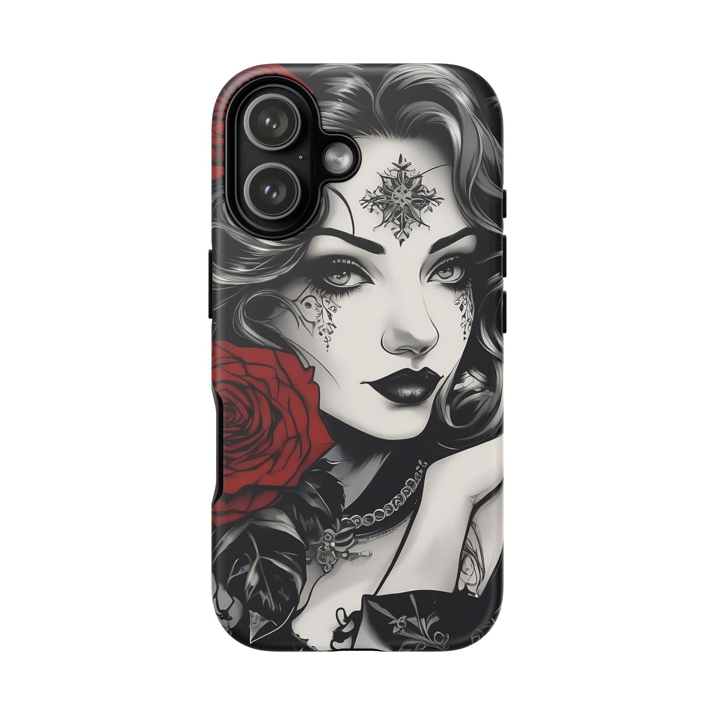 Crimson Muse Tough Case – Rose Ink Edition