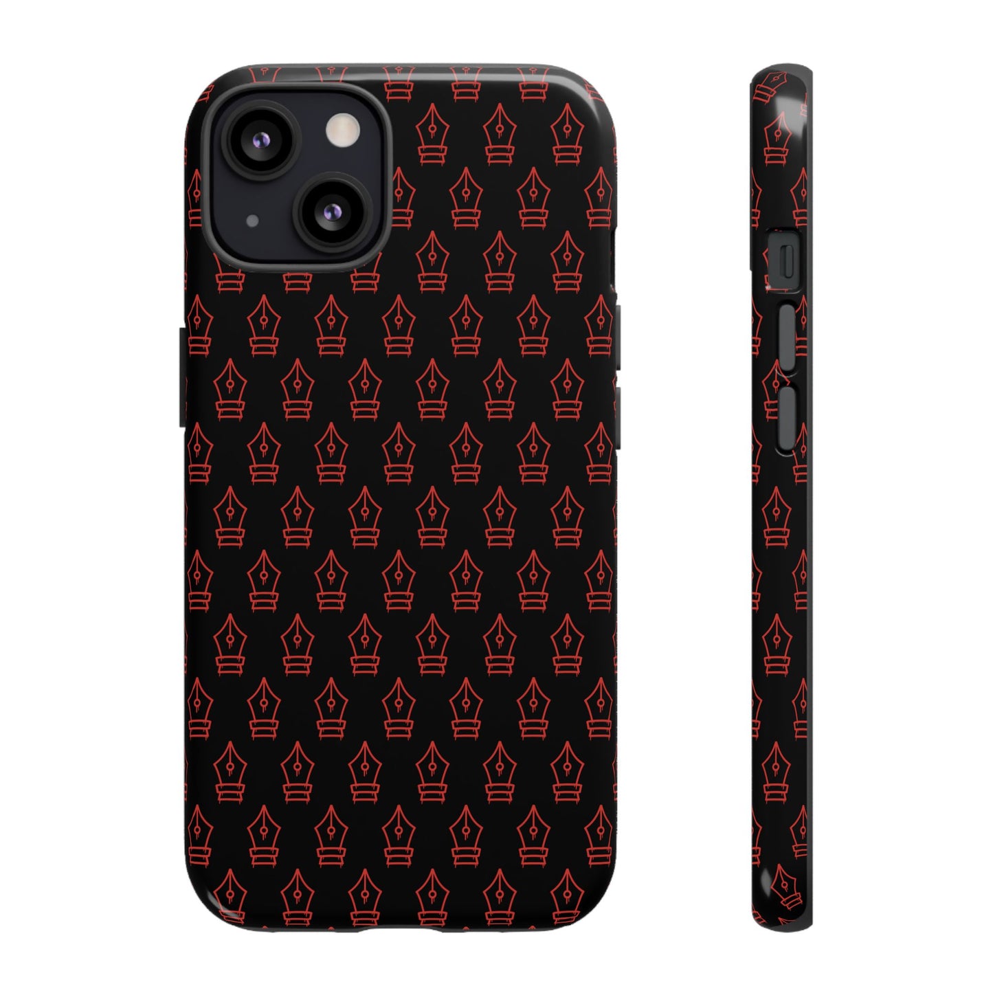 Inked Legacy Pattern Tough Case – Red Script Edition