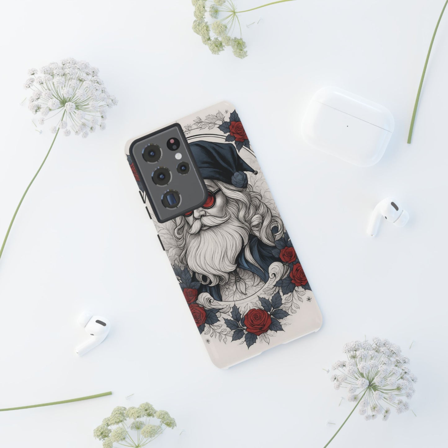 Vintage Frost Saint Tough Case – Red Rose Edition