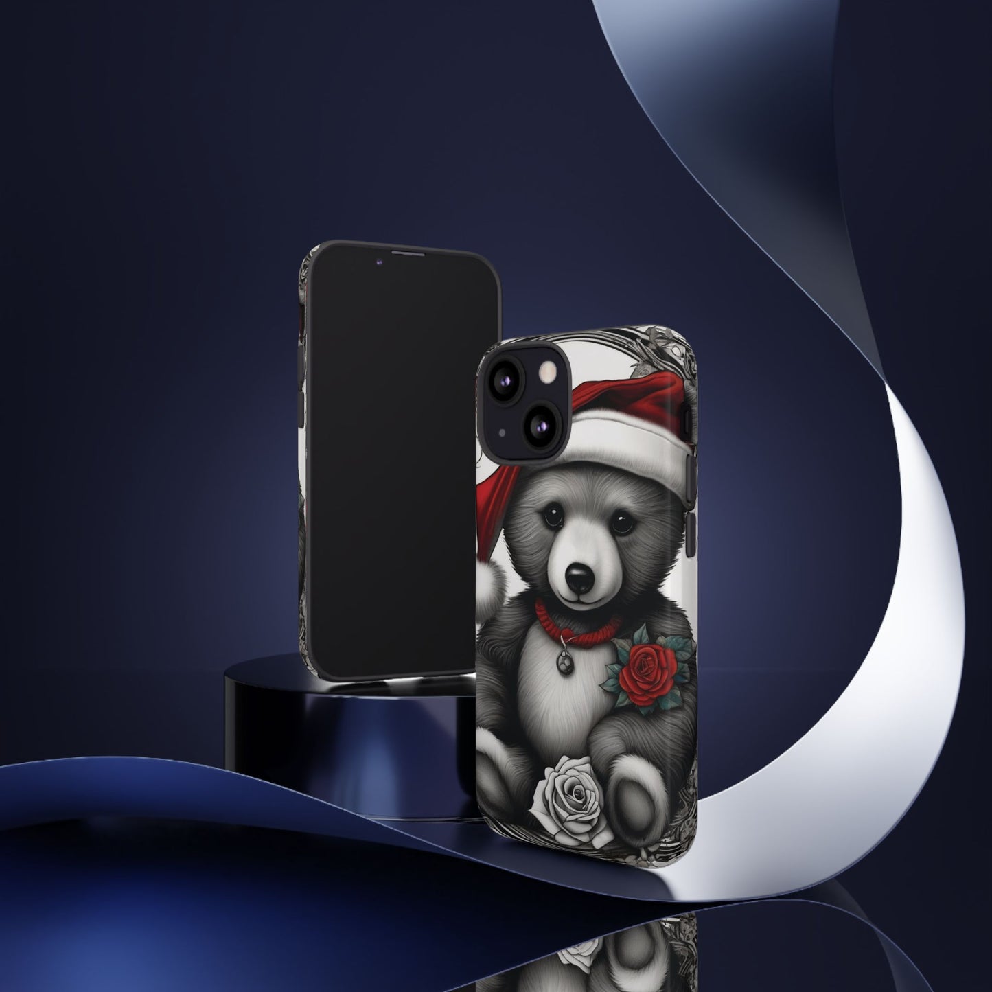 Frost Bear Tough Case – Holiday Rose Edition