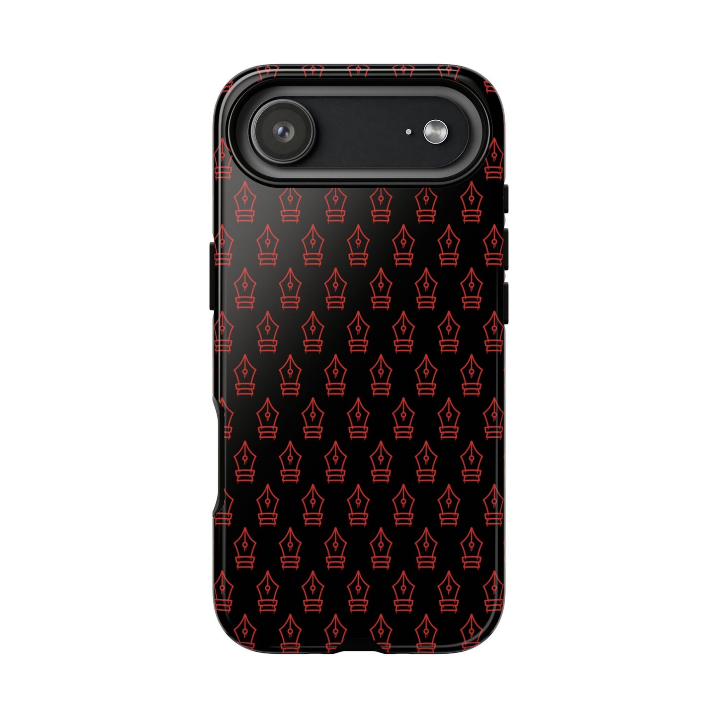 Inked Legacy Pattern Tough Case – Red Script Edition