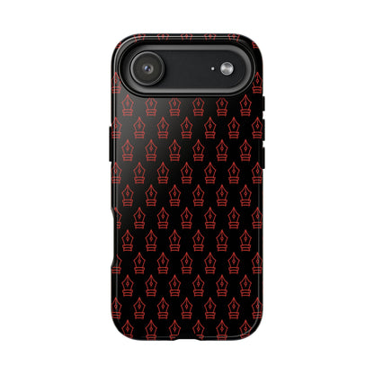 Inked Legacy Pattern Tough Case – Red Script Edition