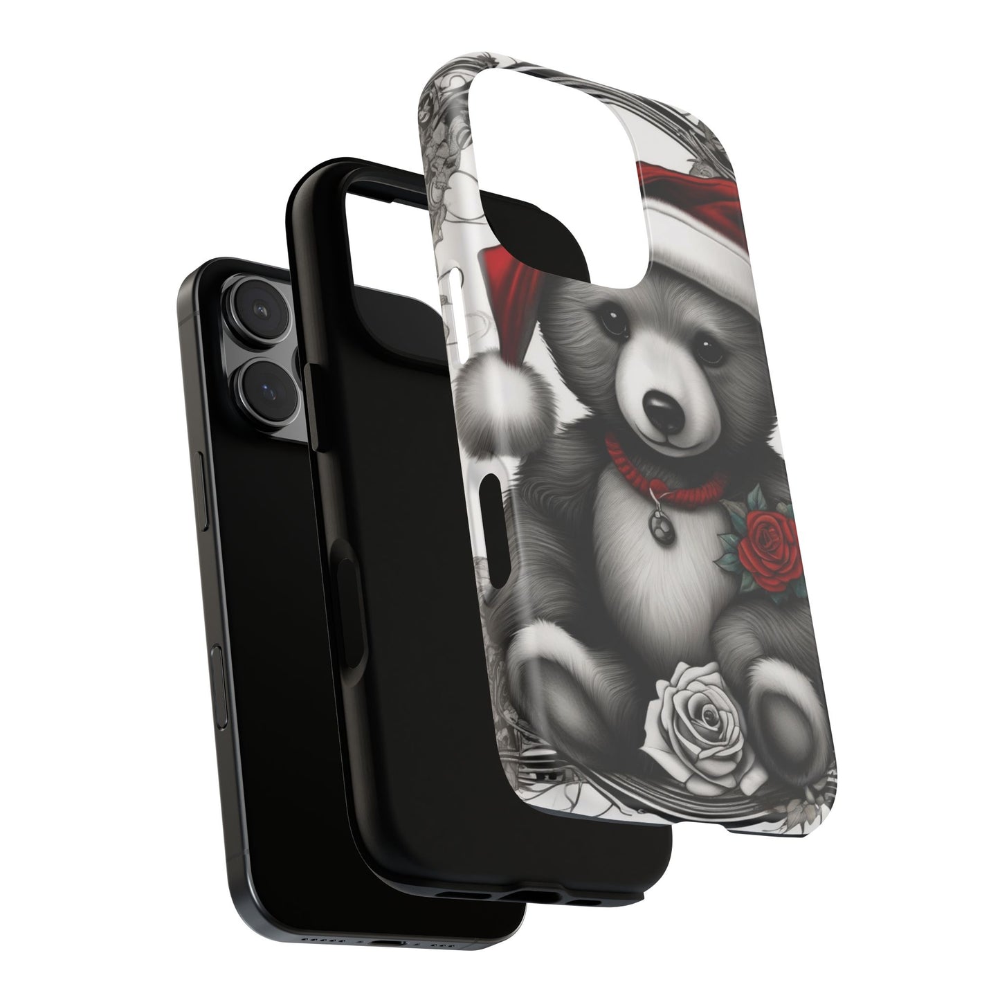 Frost Bear Tough Case – Holiday Rose Edition