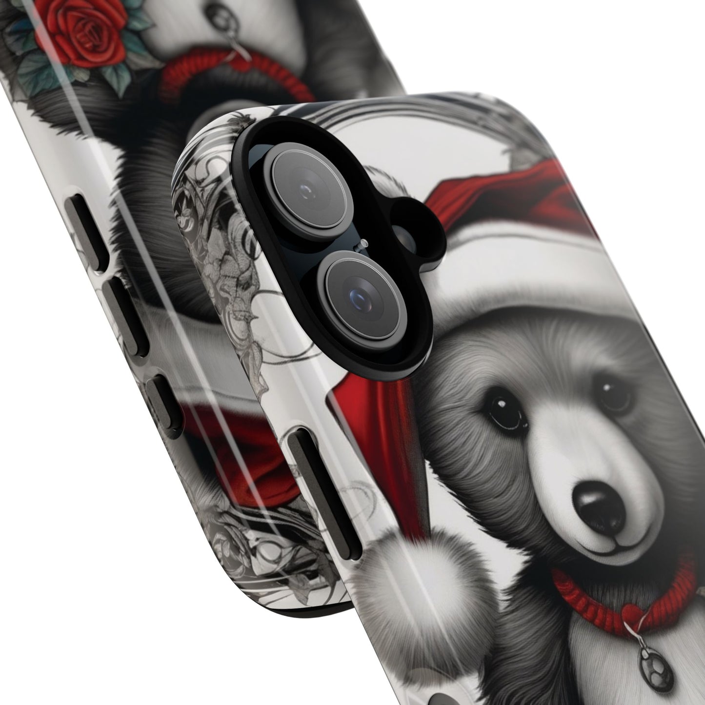 Frost Bear Tough Case – Holiday Rose Edition