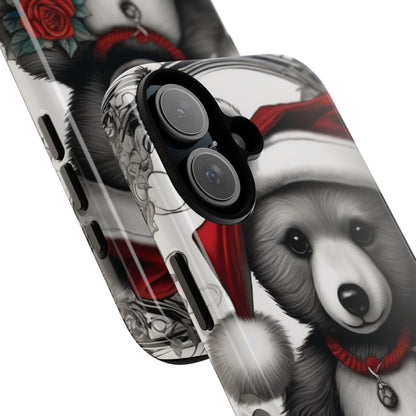 Frost Bear Tough Case – Holiday Rose Edition