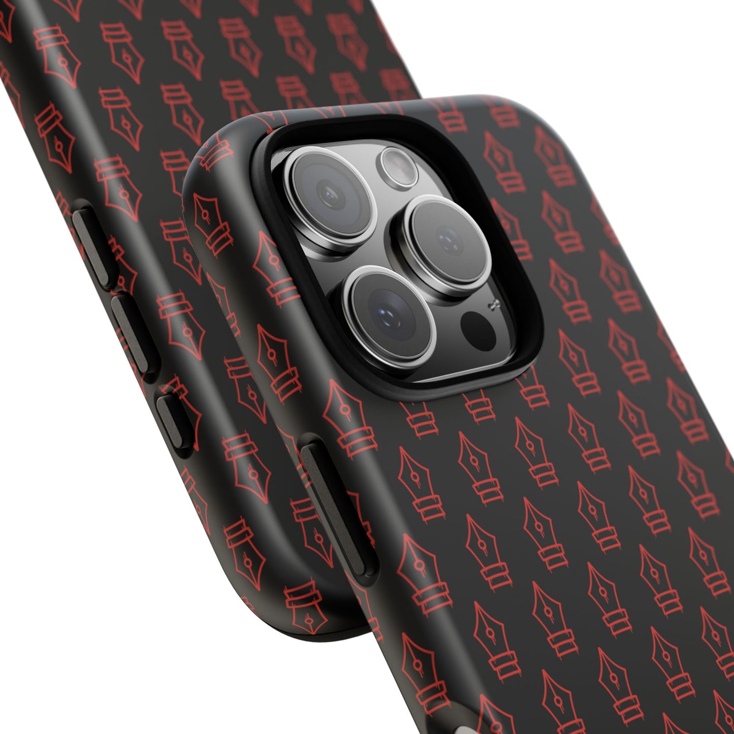 Inked Legacy Pattern Tough Case – Red Script Edition