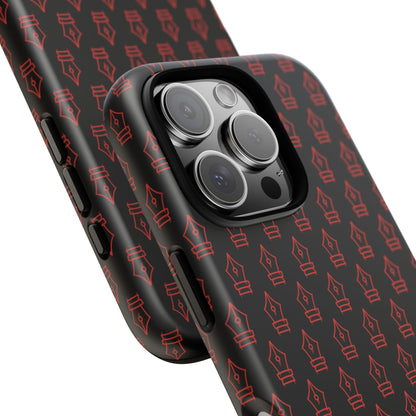 Inked Legacy Pattern Tough Case – Red Script Edition