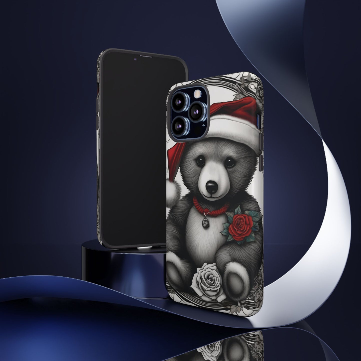 Frost Bear Tough Case – Holiday Rose Edition