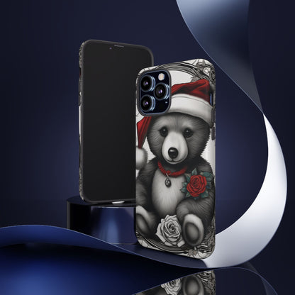 Frost Bear Tough Case – Holiday Rose Edition