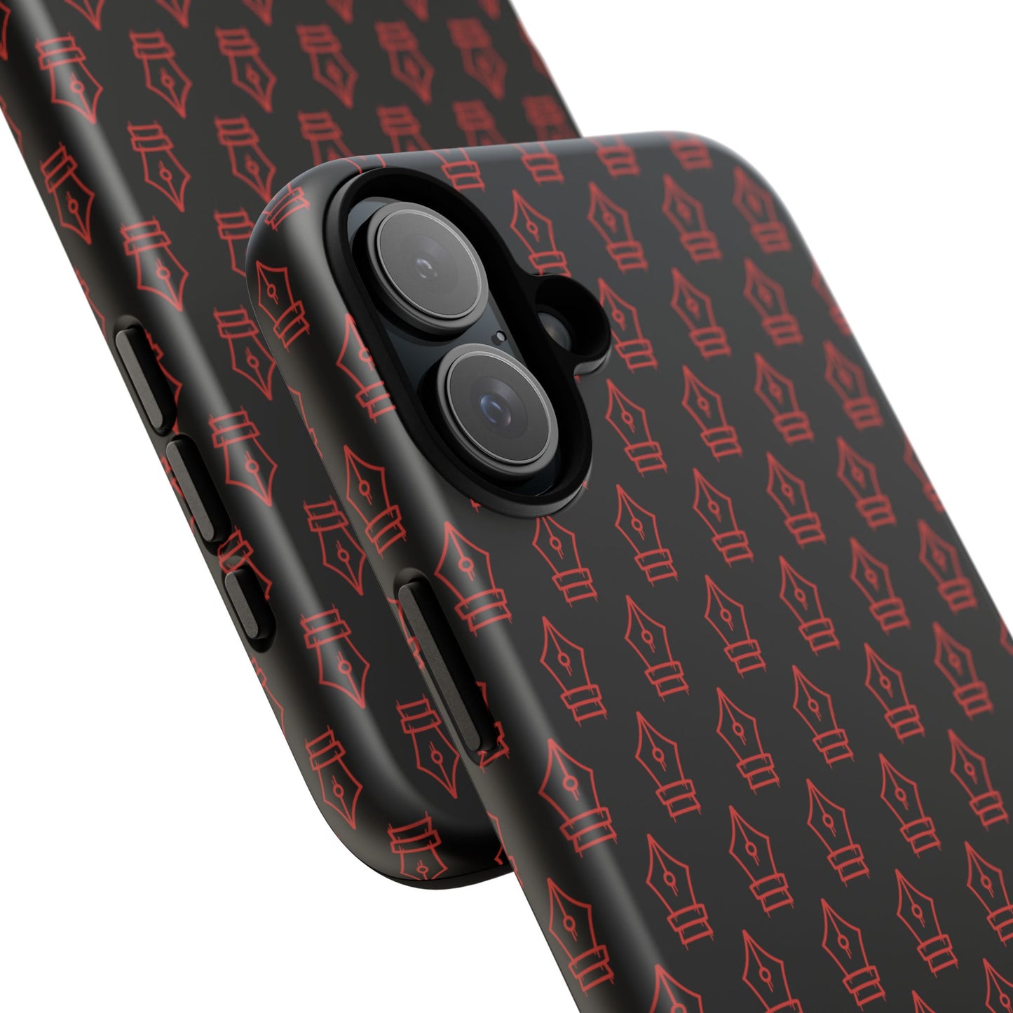 Inked Legacy Pattern Tough Case – Red Script Edition