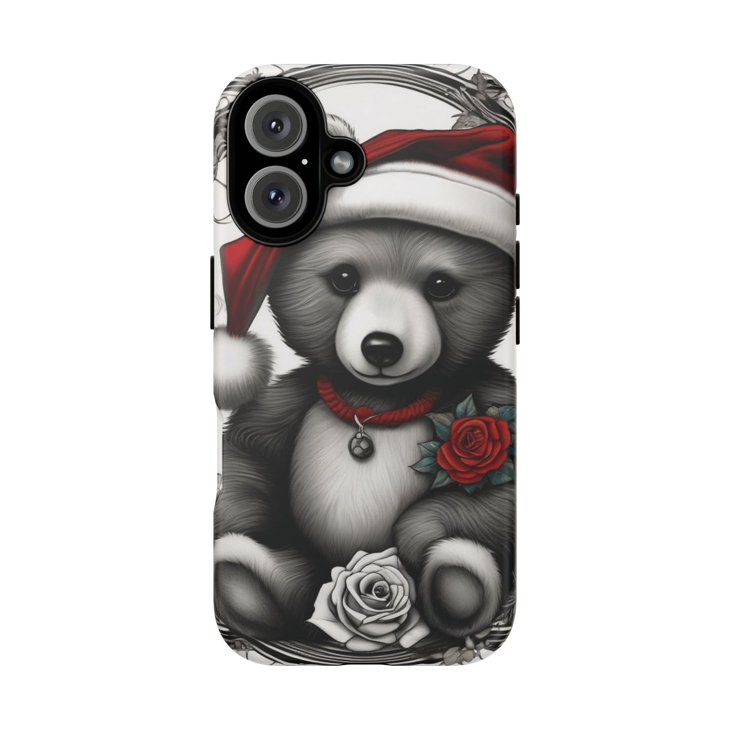 Frost Bear Tough Case – Holiday Rose Edition