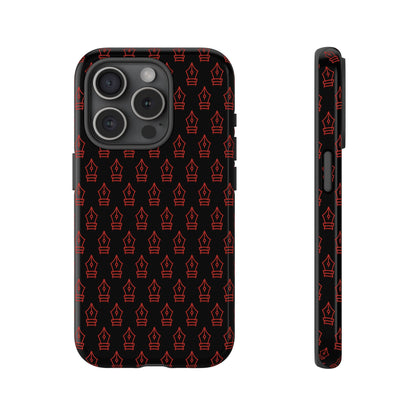 Inked Legacy Pattern Tough Case – Red Script Edition