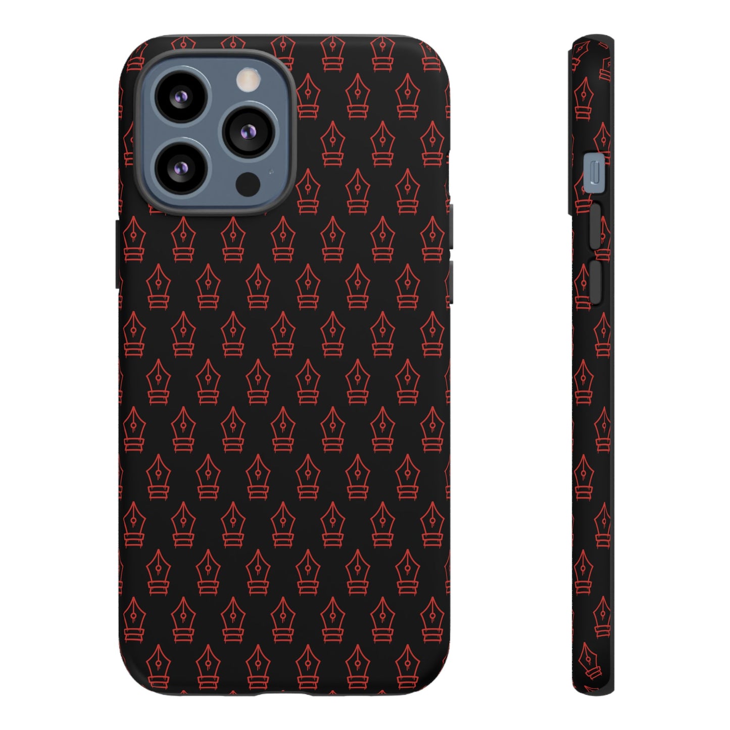 Inked Legacy Pattern Tough Case – Red Script Edition