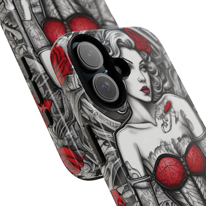 Scarlet Siren Tough Case – Rose Tattoo Edition
