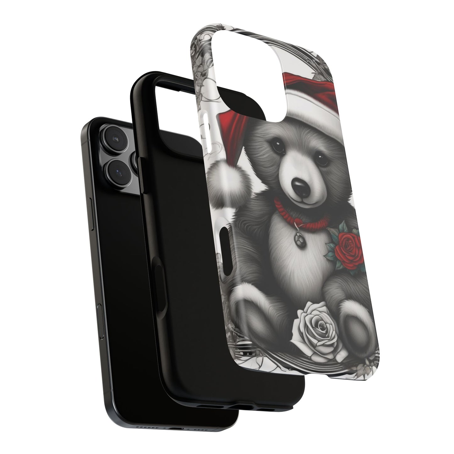 Frost Bear Tough Case – Holiday Rose Edition