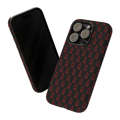Inked Legacy Pattern Tough Case – Red Script Edition