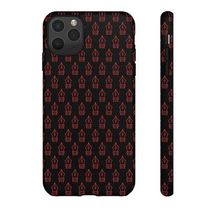 Inked Legacy Pattern Tough Case – Red Script Edition