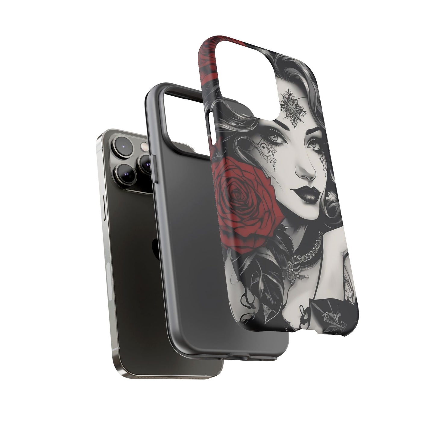 Crimson Muse Tough Case – Rose Ink Edition