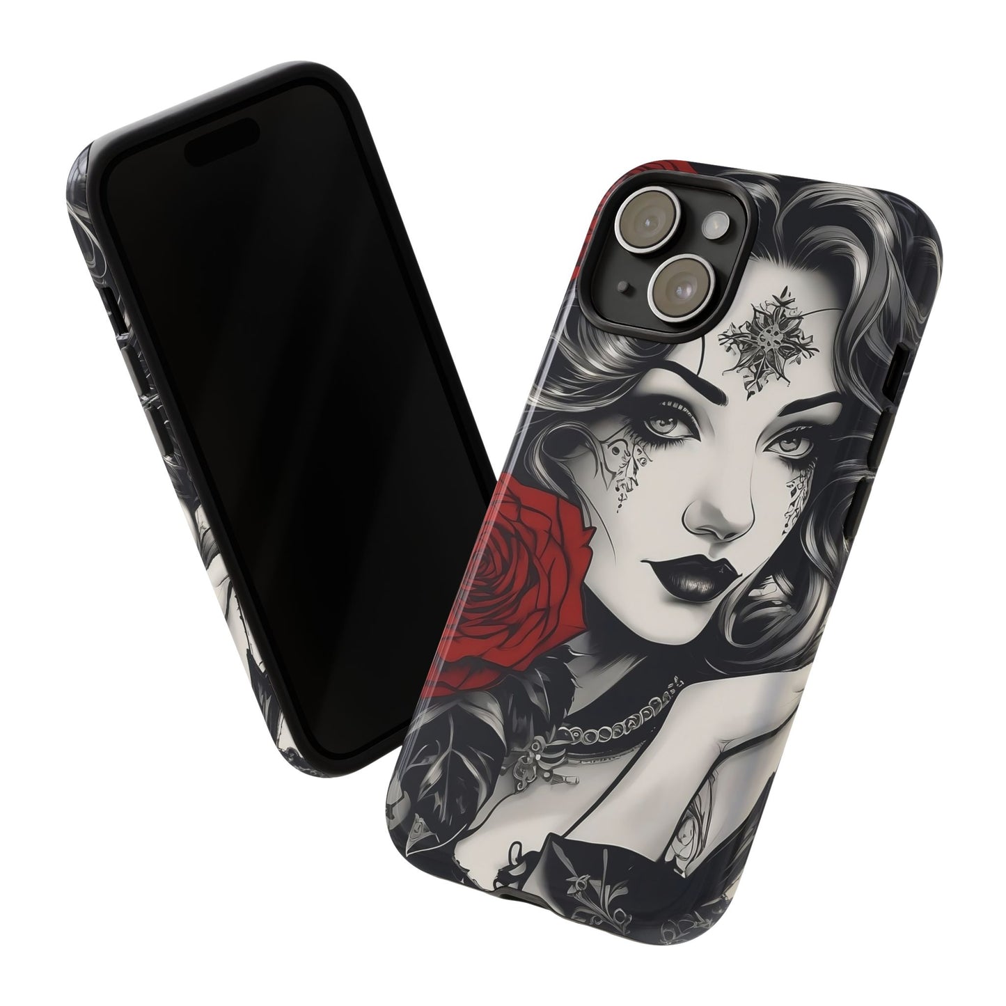 Crimson Muse Tough Case – Rose Ink Edition