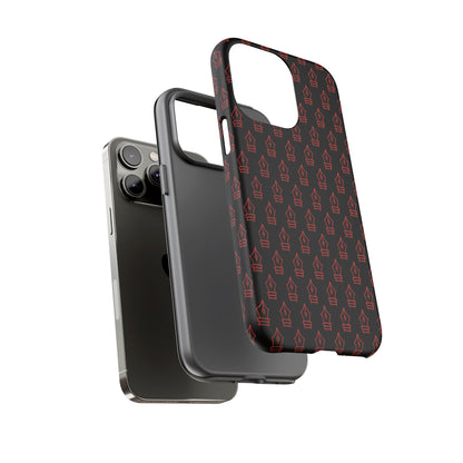 Inked Legacy Pattern Tough Case – Red Script Edition