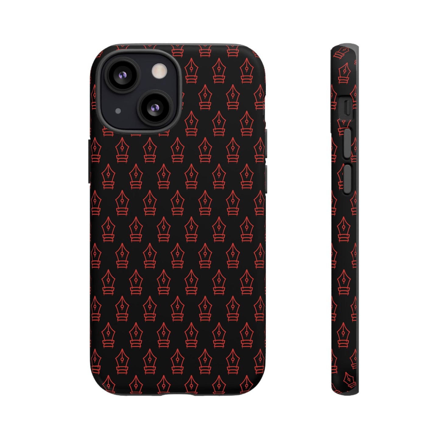 Inked Legacy Pattern Tough Case – Red Script Edition