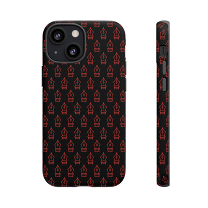 Inked Legacy Pattern Tough Case – Red Script Edition