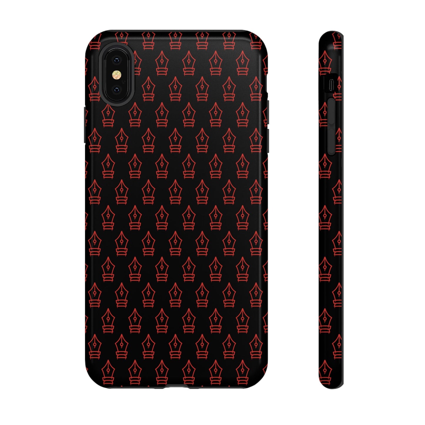 Inked Legacy Pattern Tough Case – Red Script Edition
