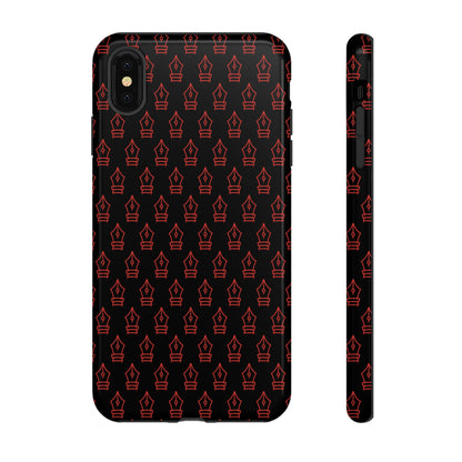 Inked Legacy Pattern Tough Case – Red Script Edition