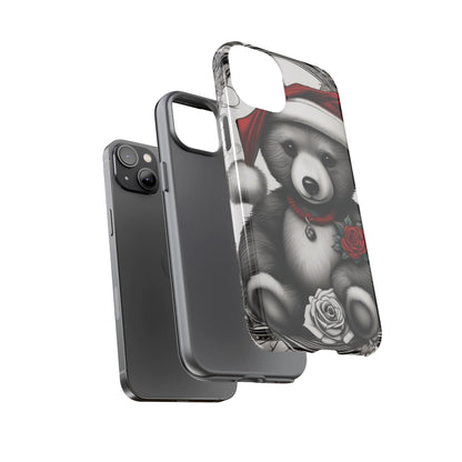 Frost Bear Tough Case – Holiday Rose Edition