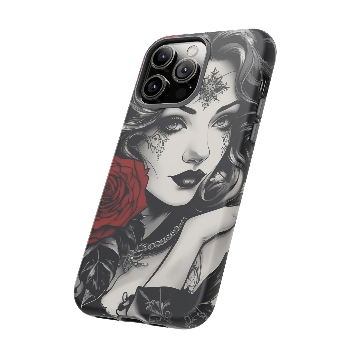 Crimson Muse Tough Case – Rose Ink Edition