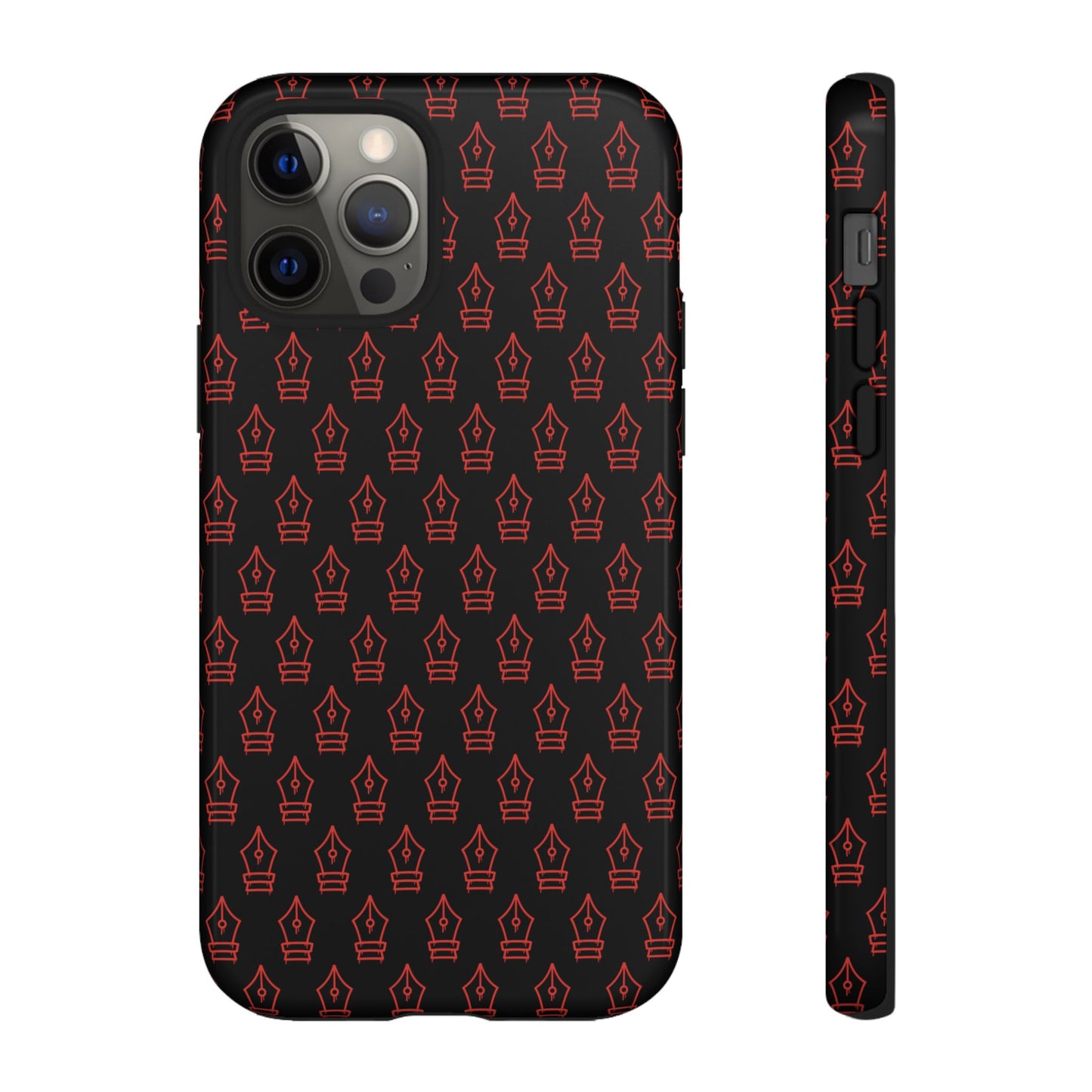 Inked Legacy Pattern Tough Case – Red Script Edition
