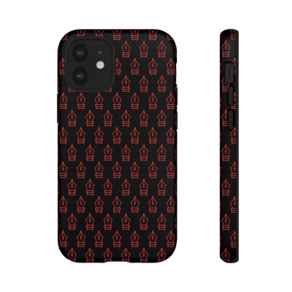 Inked Legacy Pattern Tough Case – Red Script Edition