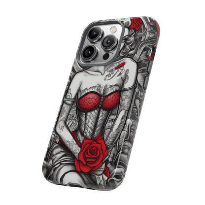 Scarlet Siren Tough Case – Rose Tattoo Edition