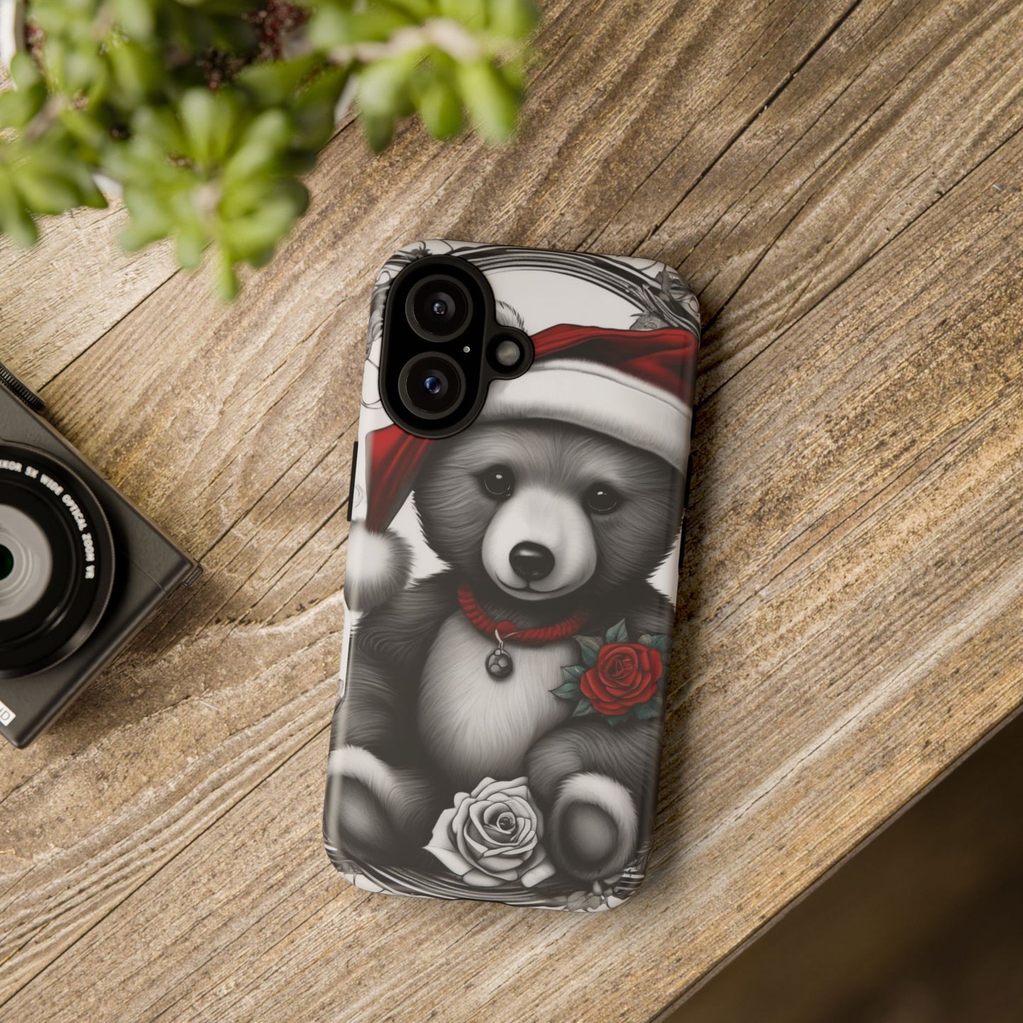 Frost Bear Tough Case – Holiday Rose Edition