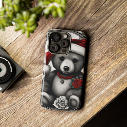 Frost Bear Tough Case – Holiday Rose Edition